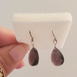 Amethyst colored earrings